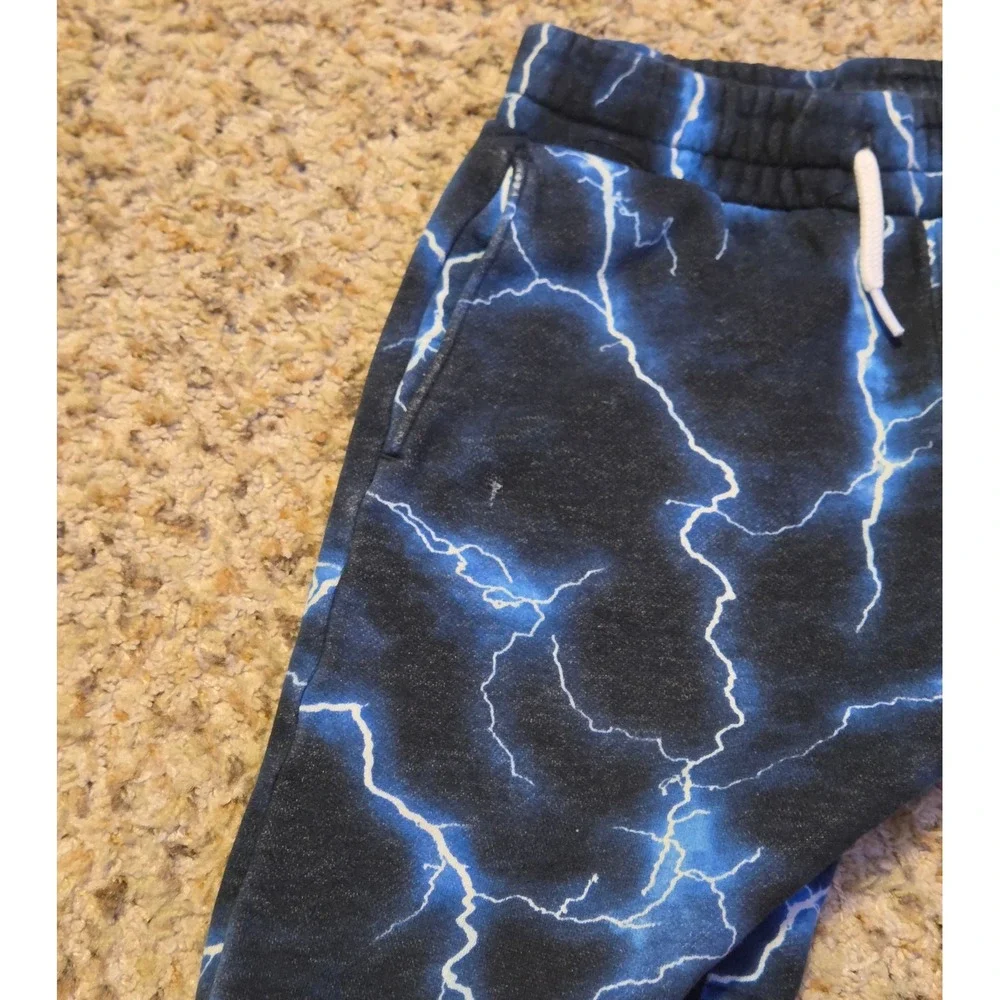 Abercrombie‎ Kids Lightning Pattern Shorts Youth Size 11/12 Blue